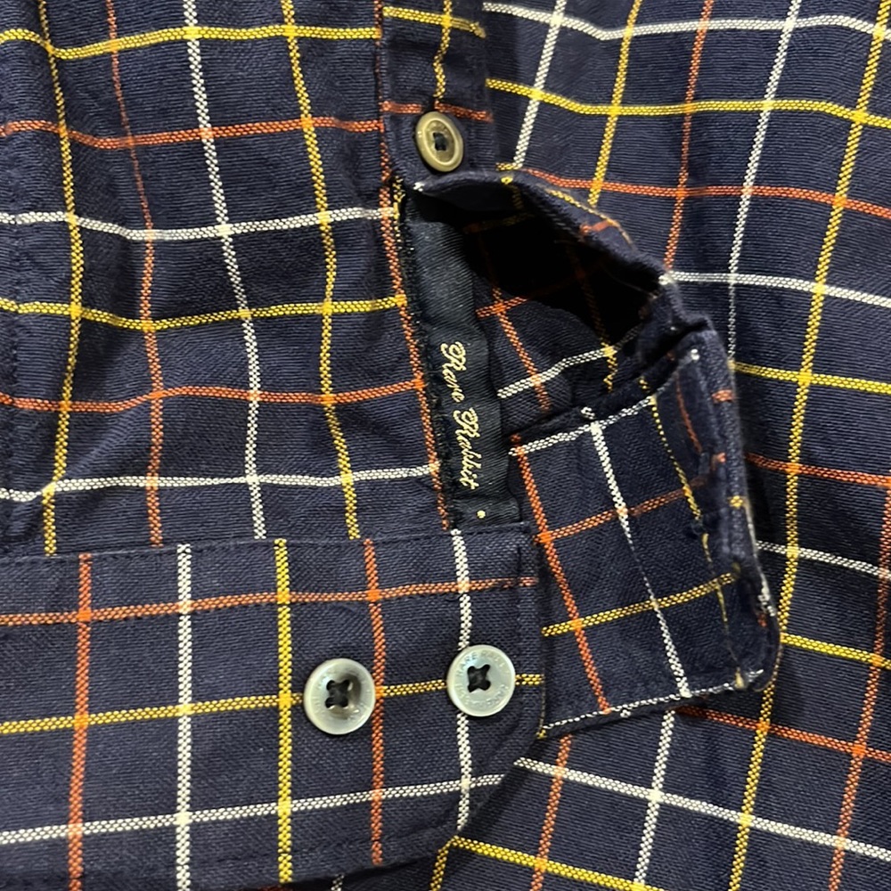Rare Rabbit long sleeve plaid button down top - Picture 7 of 12